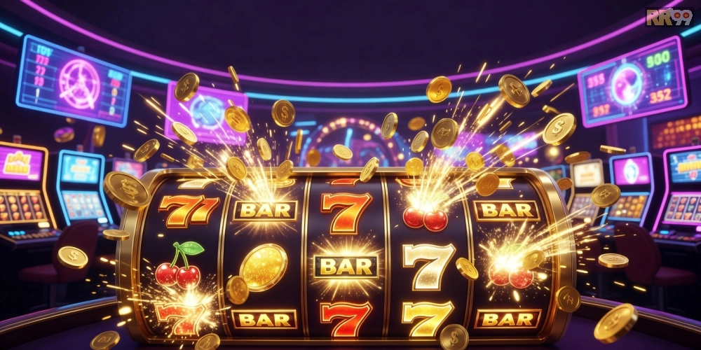 Hình minh họa cơ chế nổ hũ hấp dẫn trong game rr99