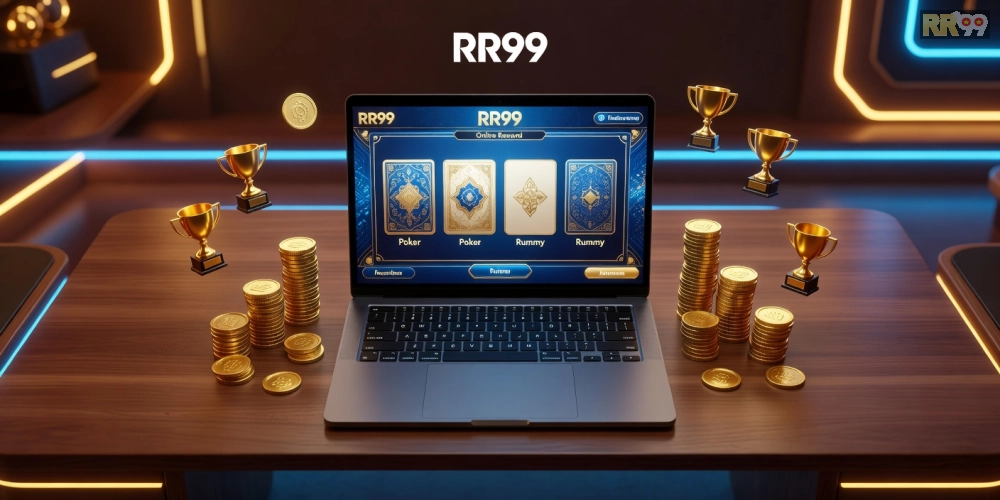 Hình minh họa khái niệm game bài đổi thưởng online rr99 với giao diện hiện đại